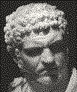 The bust dithered with Zhou–Fang